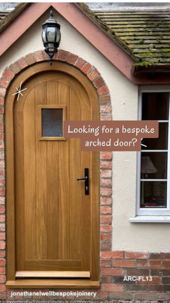 bespoke arched door