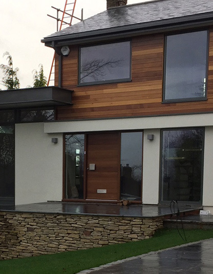 iroko contemporary door