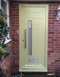 contemporary door churlish green