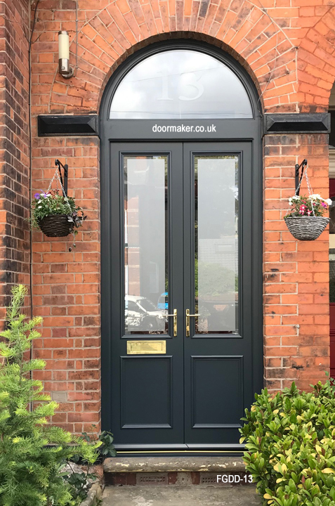 victorian double front doors anthracite