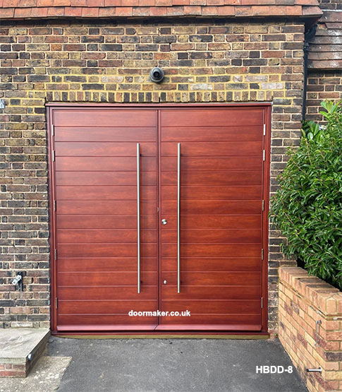 bespoke wooden garage doors contemporary