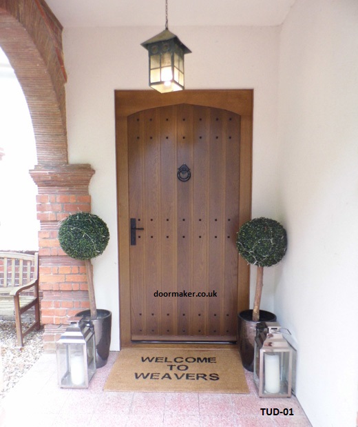 tudor arch oak door
