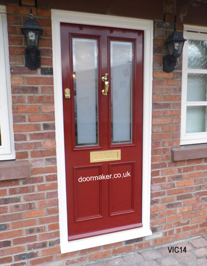 red victorian front door