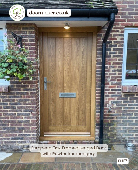 cottage style doors made from oak