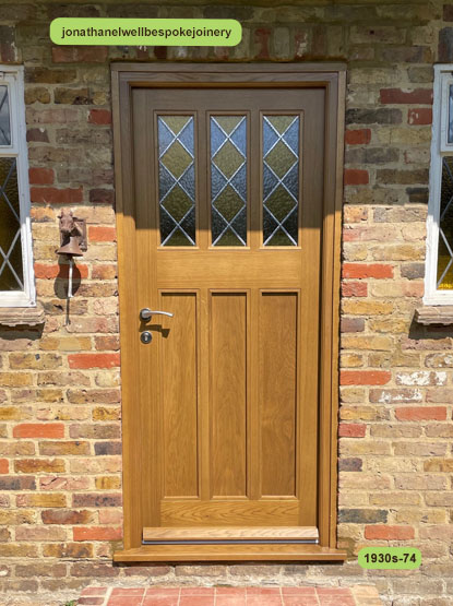 1930s style door made from european oak