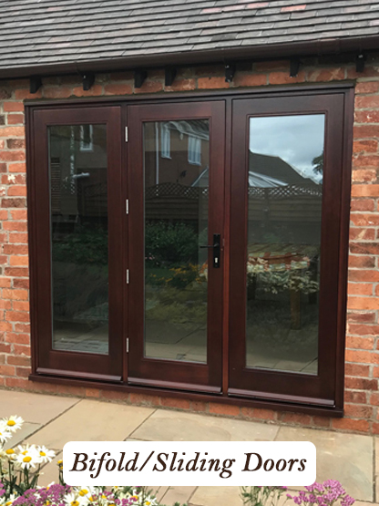 bifold sliding doors made from solid wood to your sizes and requirements