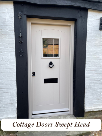 cottage door framed ledged style bespoke choice of woods and finishes
