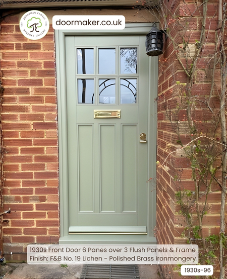 1930s front door lichen